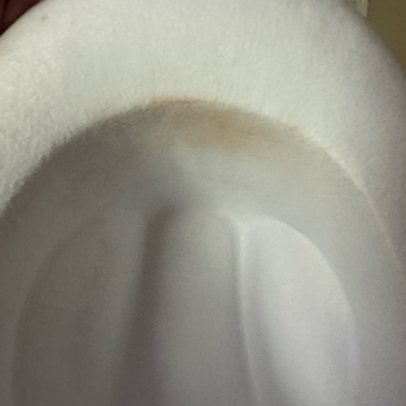 White Bride Cowboy Hat with Rhinestones - Picture 4 of 4